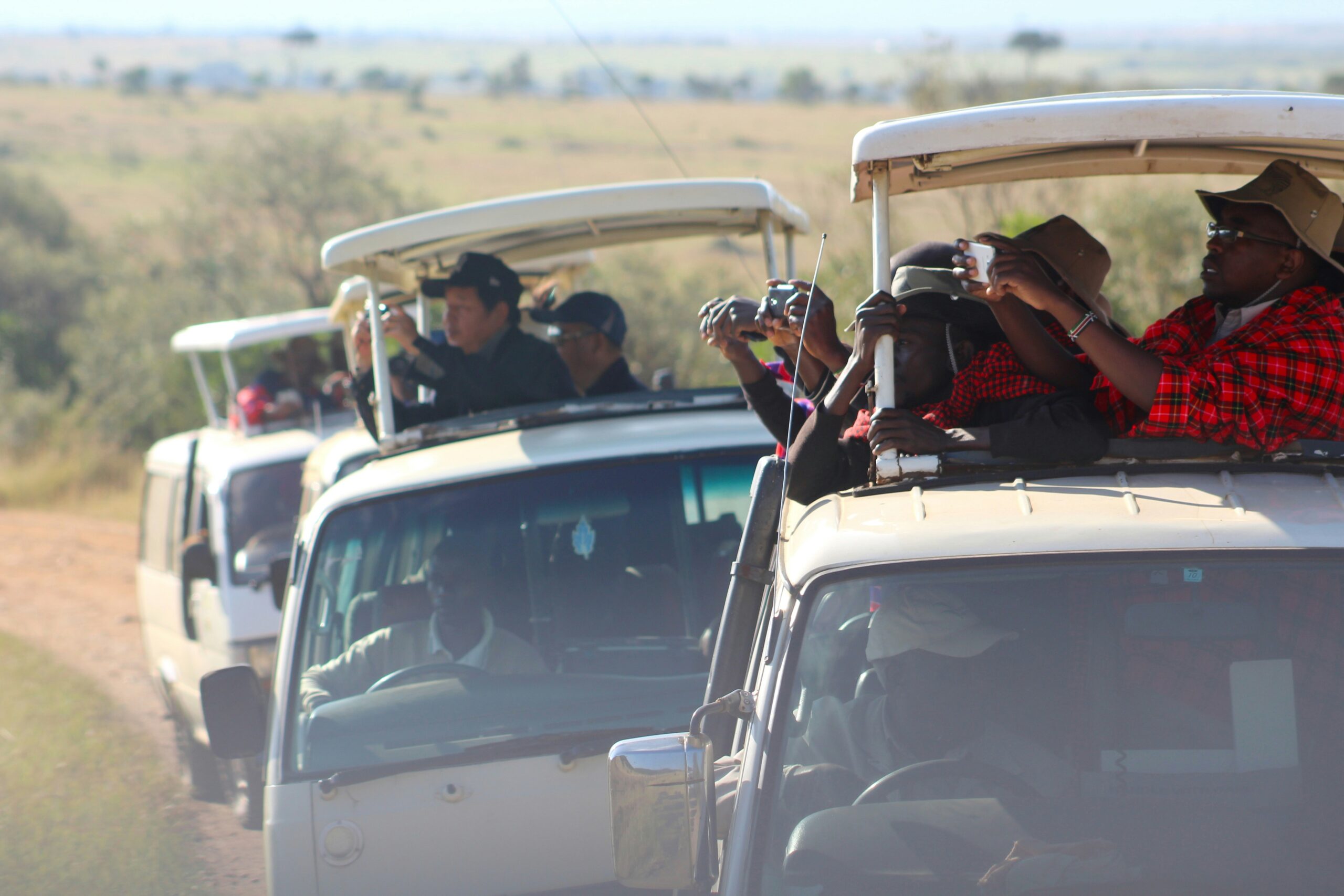 Tourists on a Wild jungle Safari - Boots in the Jungle Safaris