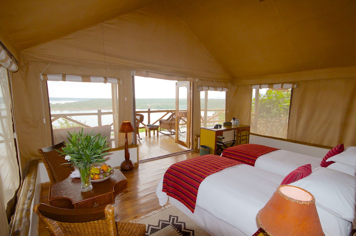 Bedroom at Enganzi Game Lodge