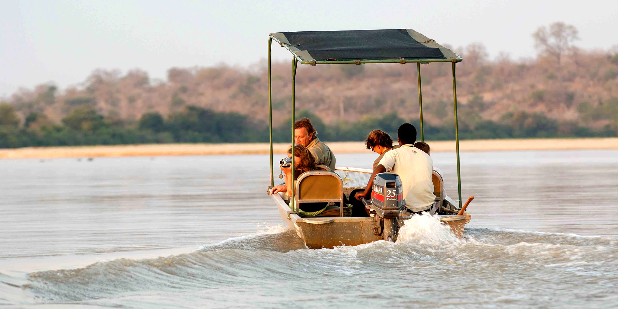 Boat drive at Nyerere National Park