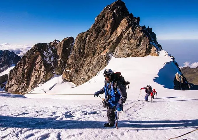 Hiking Mount Rwenzori in Uganda
