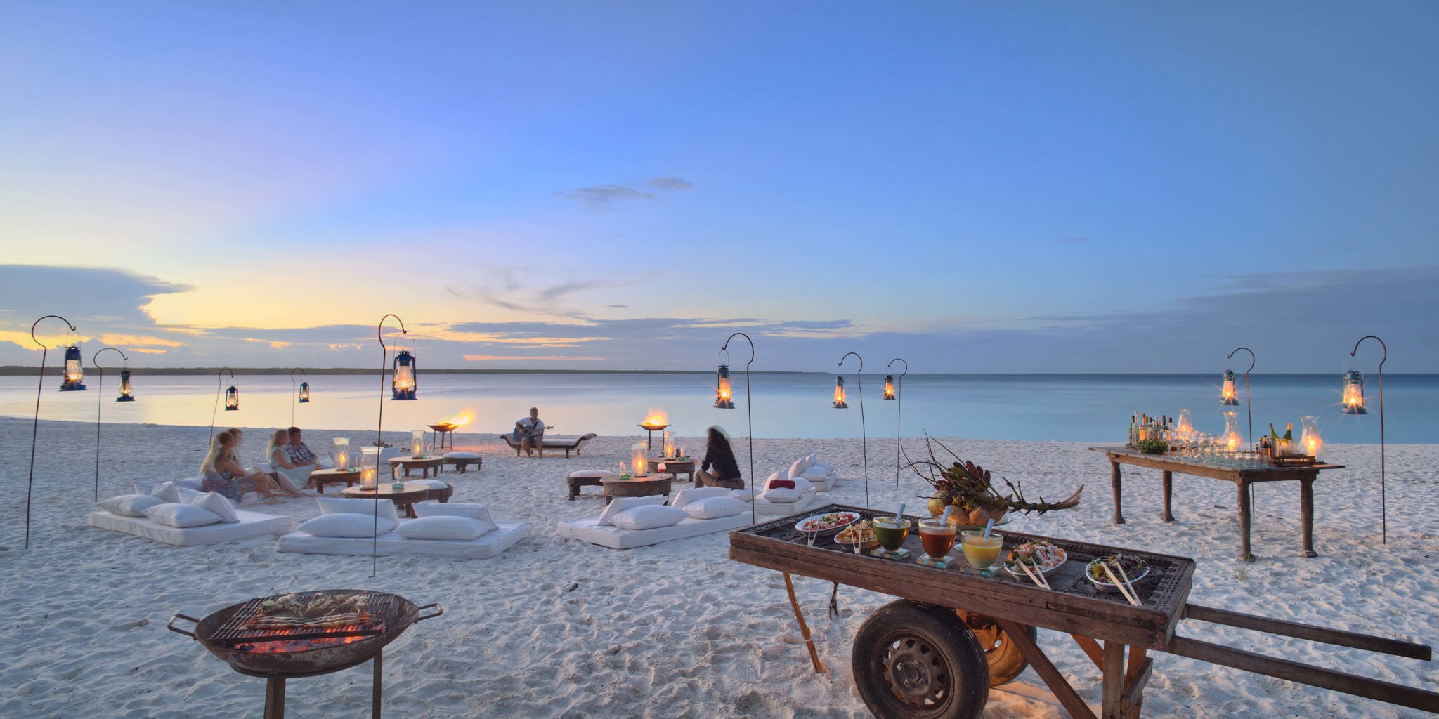 Romantic honeymoon setting in Zanzibar with Boots in the Jungle Safaris
