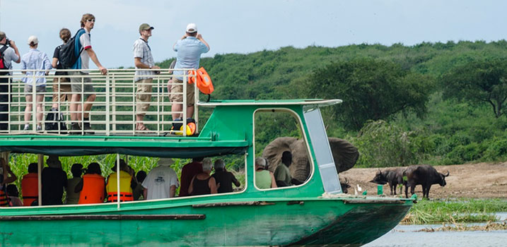 Kazinga Channel boat cruise with Boots in the Jungle Safaris