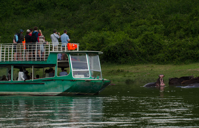 Kazinga Channel in Queen Elizabeth National Park