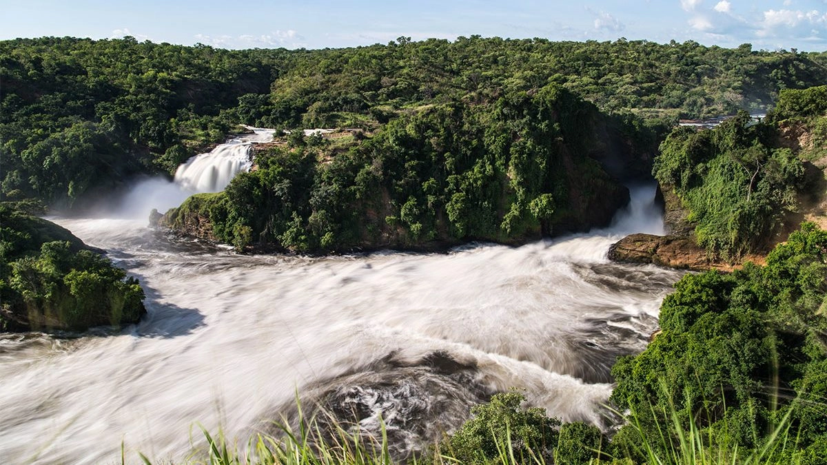 Murchison Falls along the Nile River Uganda
