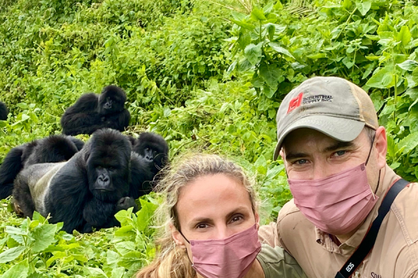Rwanda luxury gorilla honeymoon couple experience