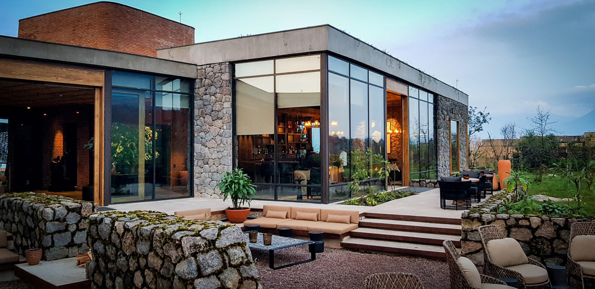 Singita Kwitonda luxury verandah in Rwanda