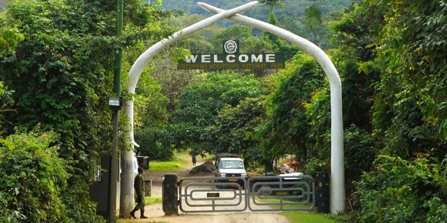 Udzungwa Mountains National Park gate entrance