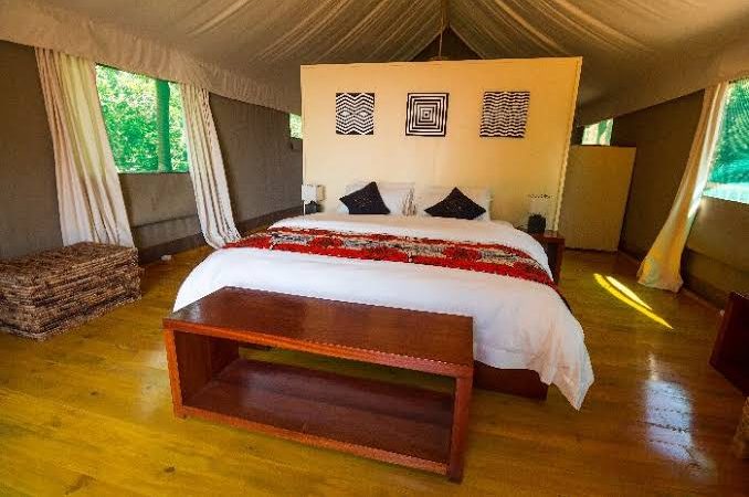 Bedroom at Akagera Game Lodge