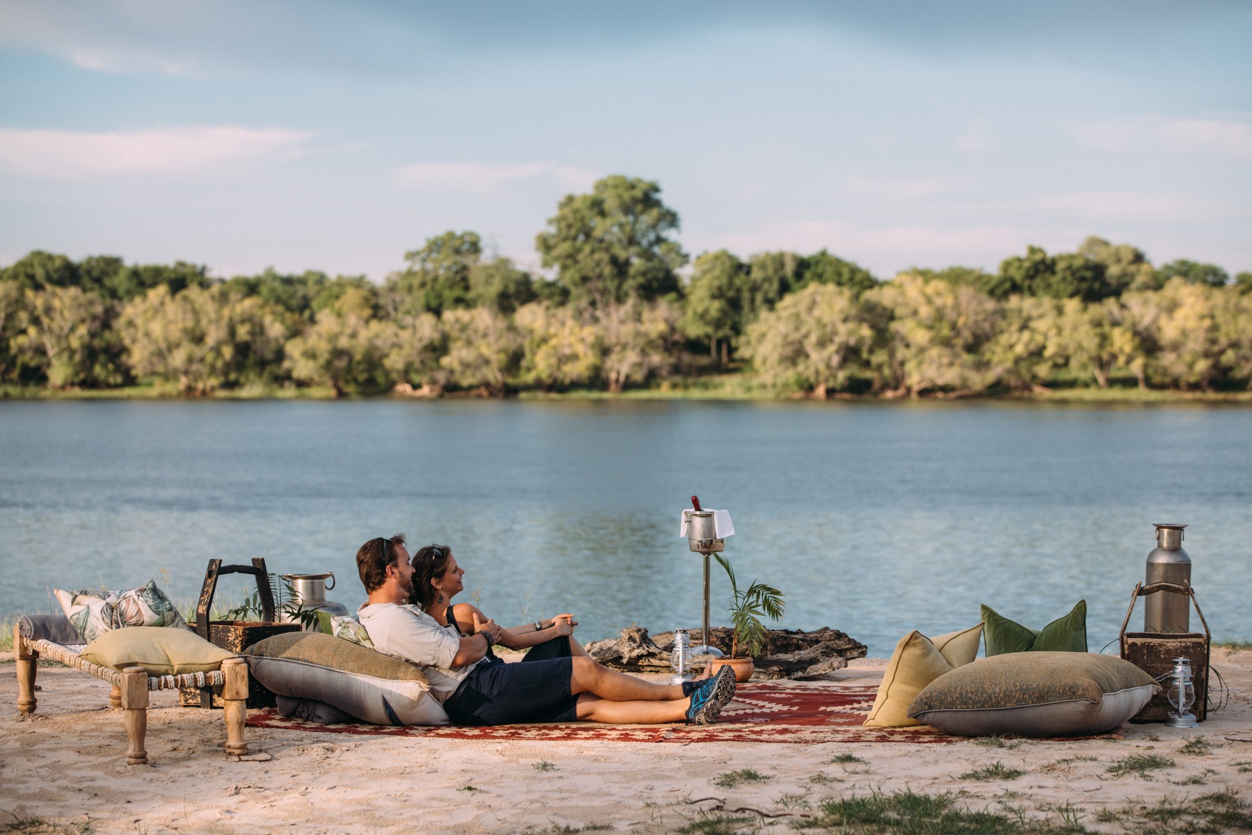 Chobe National Park is internationally renowned for its large elephant populations and scenic river cruises along the Chobe River. Boat safaris here offer close-up wildlife encounters from the water, with elephants, buffaloes, hippos, and crocodiles often visible along the riverbanks.
