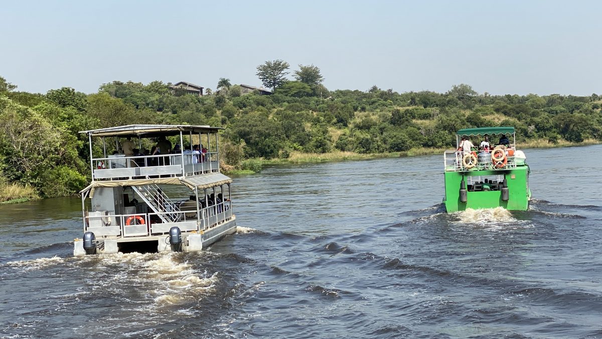 Boat drive at Lake Mburo