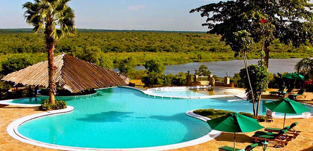 Swimming pool at Murchison Falls Safari Lodge