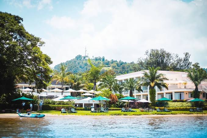 Serena Hotel Lake Kivu water view