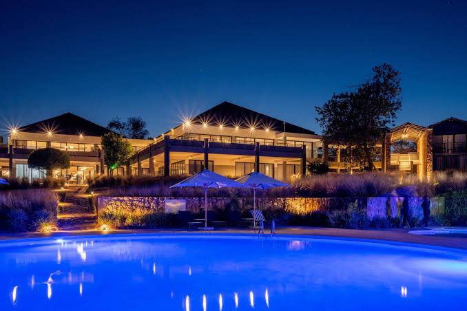 Akagera National Park lodge accommodation front view