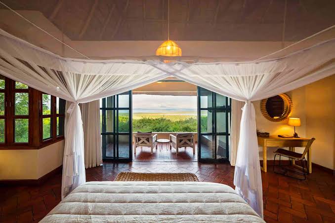 Comfortable bedroom at Elephant Plains Lodge Uganda