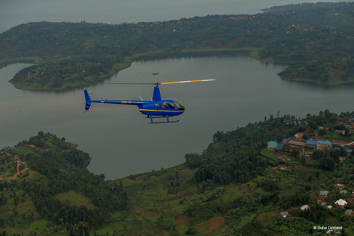 Rwanda Fly-in Safari helicopter experience